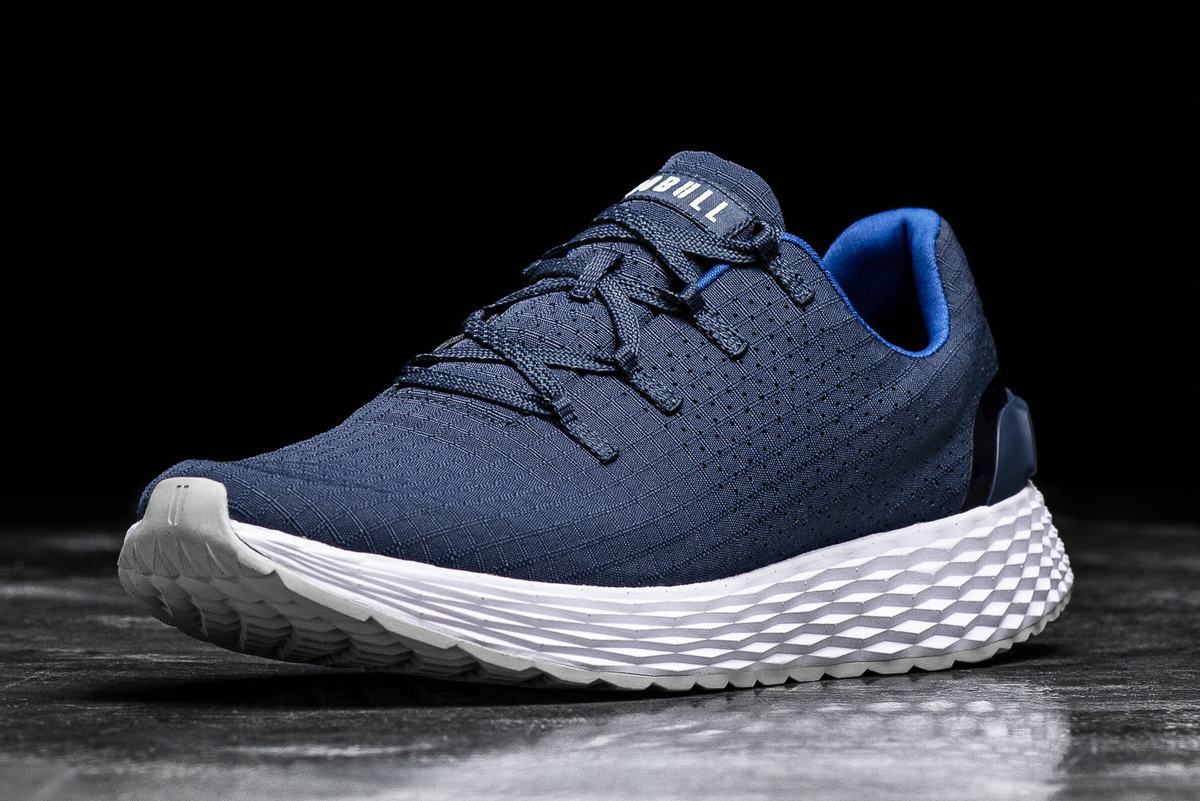 Nobull Ripstop Runner Men's Running Shoes Navy | Australia (UJ5046)